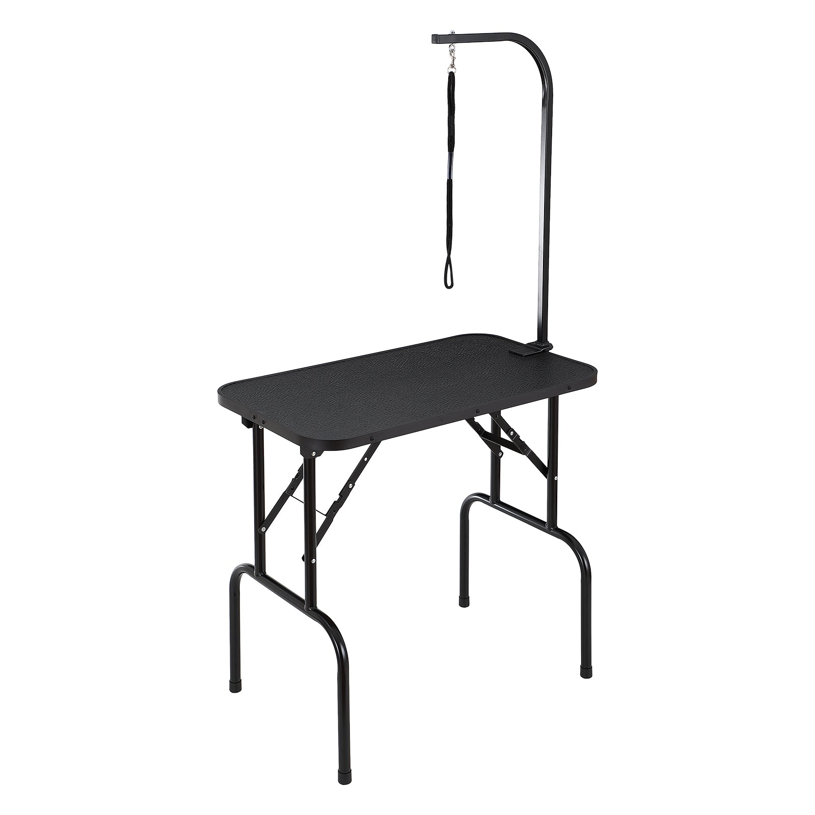 VEVOR Professional Pet Grooming Table with Adjustable Arm and Clamp, 32" x 18" Foldable Station for Medium and Small Dogs, Includes No-Sit Haunch Holder and Grooming Loop, Supports Up to 220 lbs