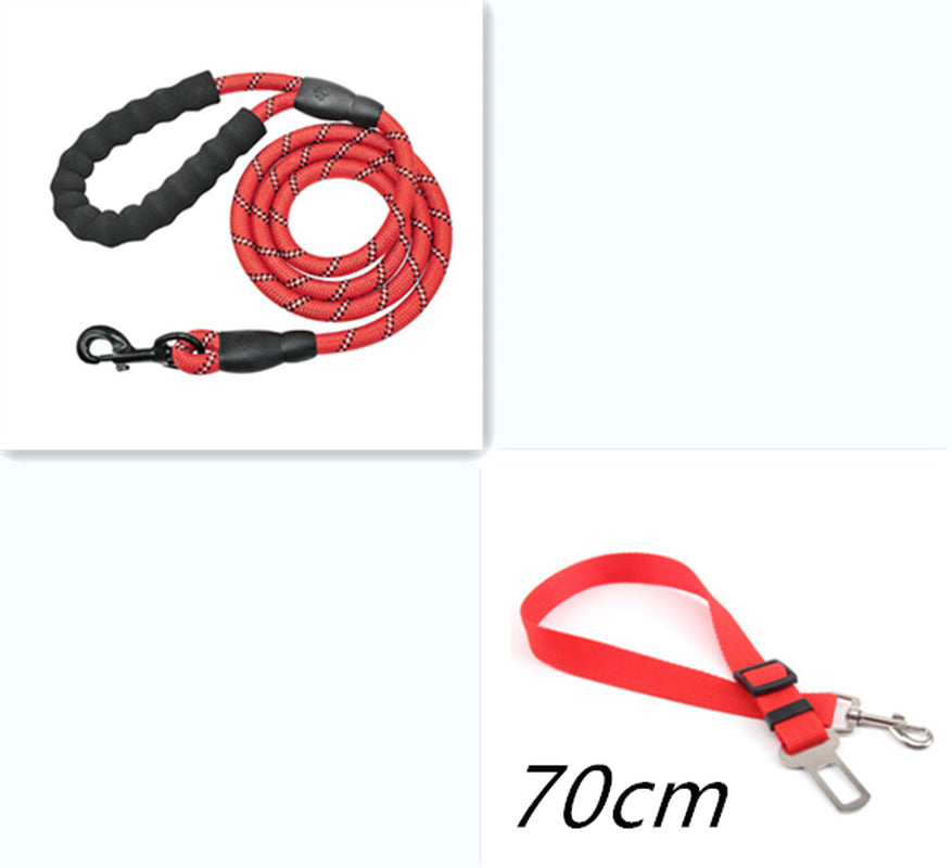 Reflective Nylon Dog Leash Suitable for All Breeds - Perfect for Walking and Training