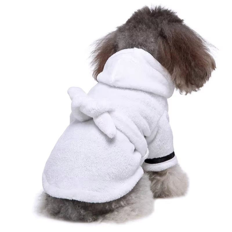Luxurious Soft Bathrobe and Pajamas for Dogs and Cats - Premium Drying Towel and Sleepwear Essentials
