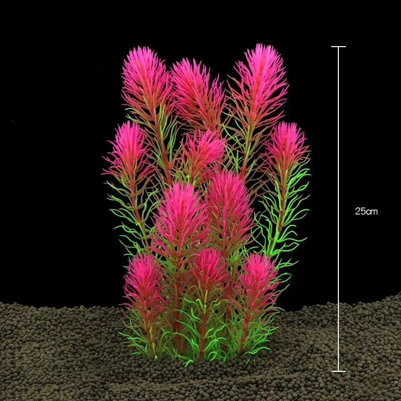 Artificial Aquatic Plant Decoration for Aquariums - Underwater Grass Accessories for Fish Tanks and Home Decor