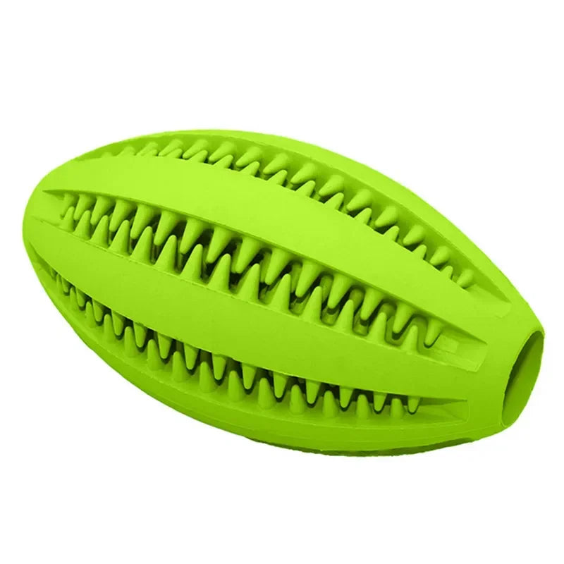 Pet Molar Watermelon Ball - Durable Silicone Chew Toy for Dogs with Tooth Cleaning and Food Dispensing Features