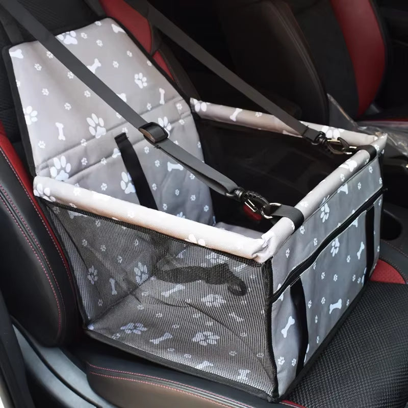 Double-Thick Waterproof Travel Accessories Mesh Hanging Bags for Pets - Foldable Dog Mat and Safety Car Seat Bag
