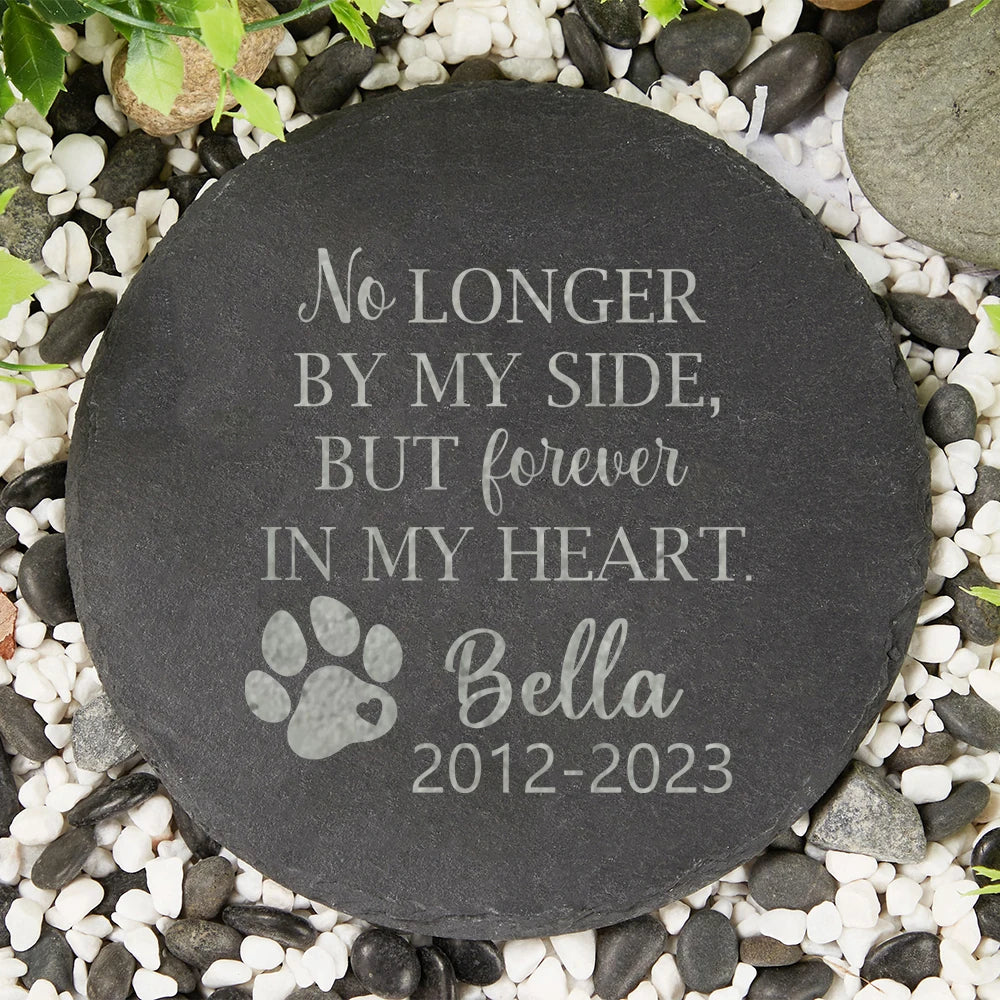 Dog Memorial Garden Stone - Commemorative Grave Marker and Bereavement Gift for Canine Companions