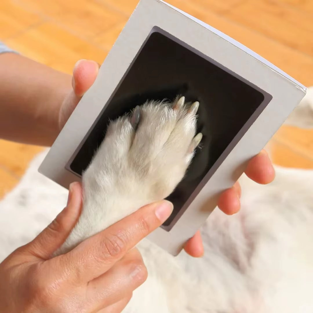 Paw Print Clean Touch Ink Pad - Inkless Pet Keepsake Kit for Nose and Paw Print Impressions