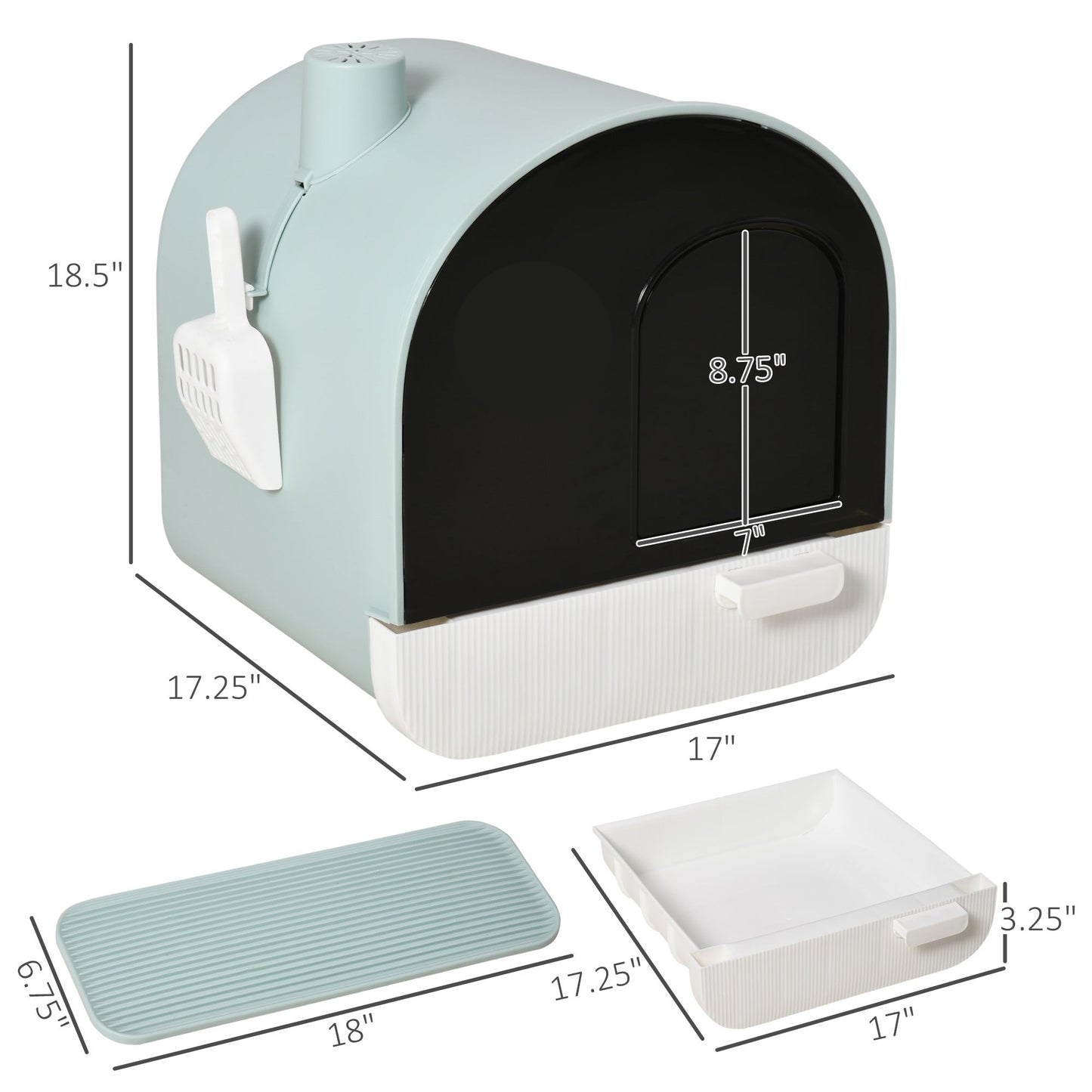 Cat Litter Box With Lid