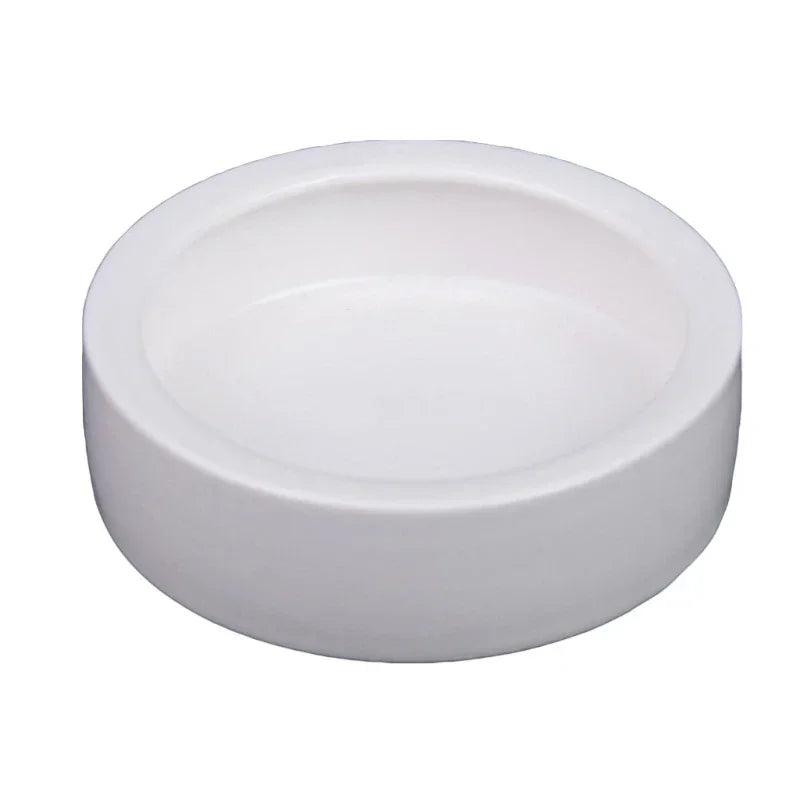 Ceramic Feeding and Water Bowl for Reptiles - Anti-Escape Dish for Hermit Crabs, Leopard Geckos, Chameleons, and Corn Snakes