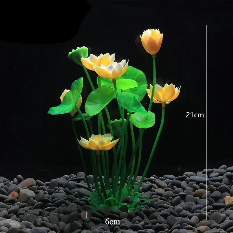 Artificial Aquatic Plant Decoration for Aquariums - Underwater Grass Accessories for Fish Tanks and Home Decor