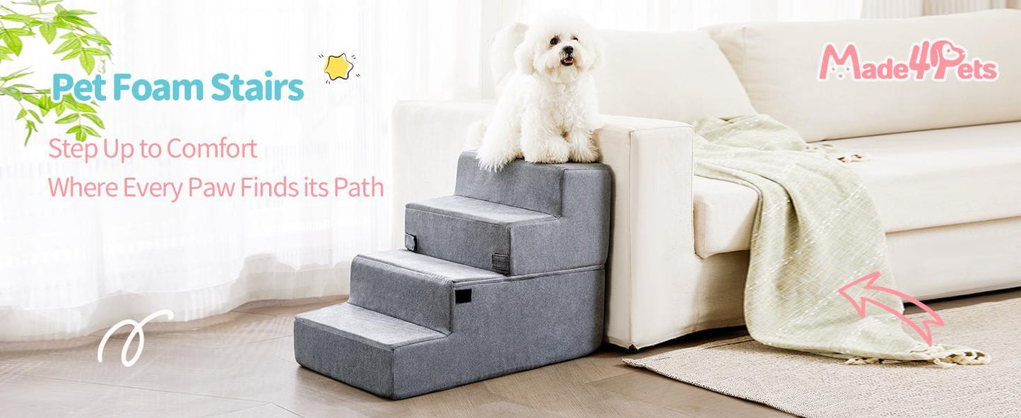 Four-step Dog Bed Indoor Non-slip  Ramp