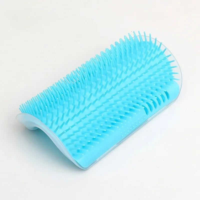 Cat Grooming Brush and Hair Removal Tool - Pet Massager and Scraper Accessories for Home and Garden