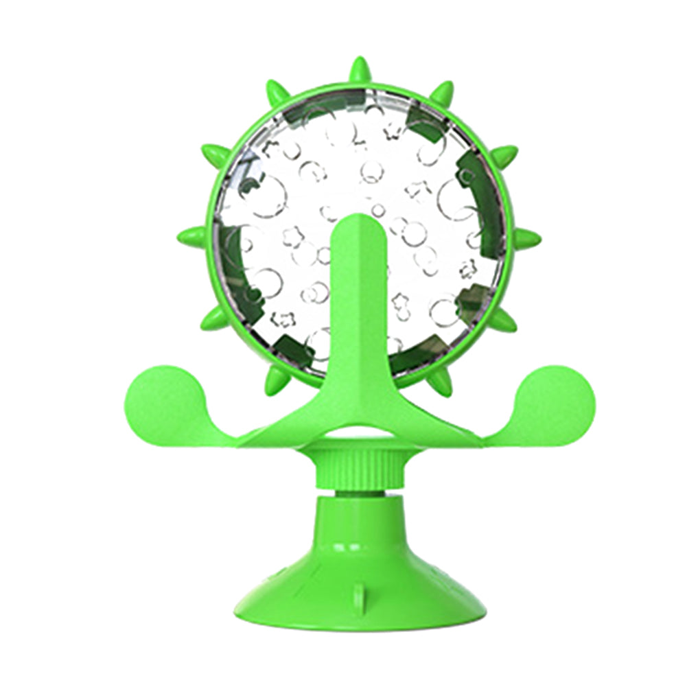 Interactive Cat Toy: Treat Dispensing Feeding Wheel for Enhanced Engagement