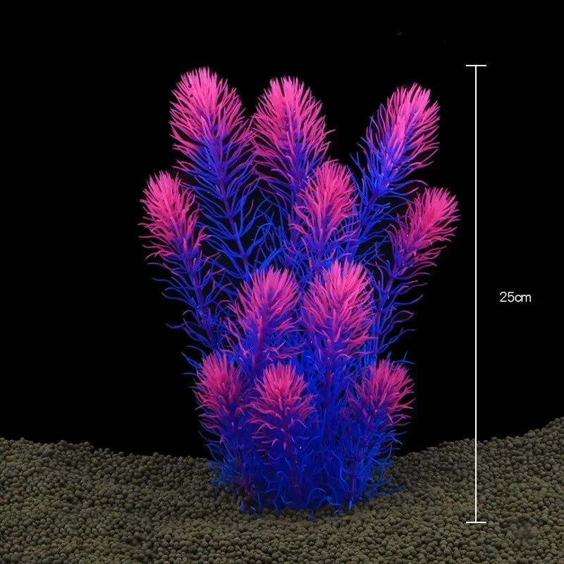 Artificial Aquatic Plant Decoration for Aquariums - Underwater Grass Accessories for Fish Tanks and Home Decor