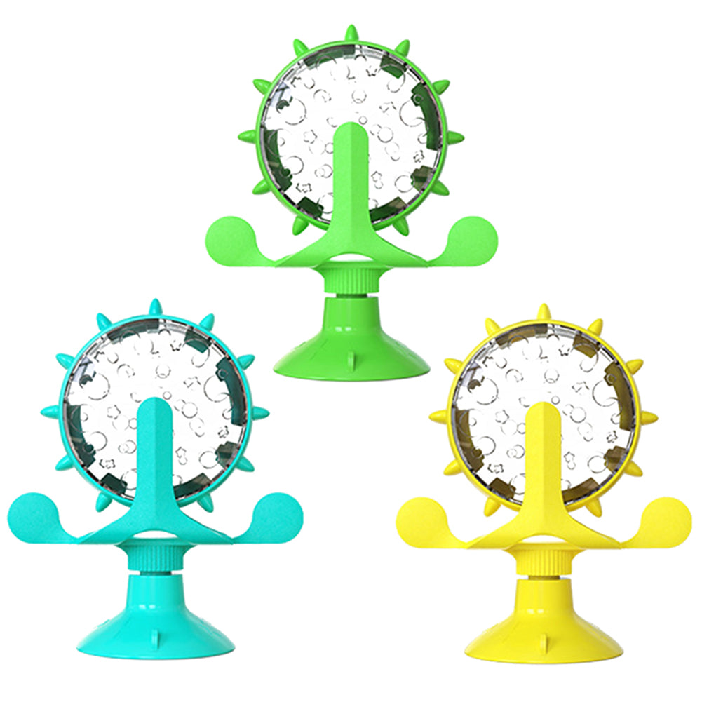 Interactive Cat Toy: Treat Dispensing Feeding Wheel for Enhanced Engagement