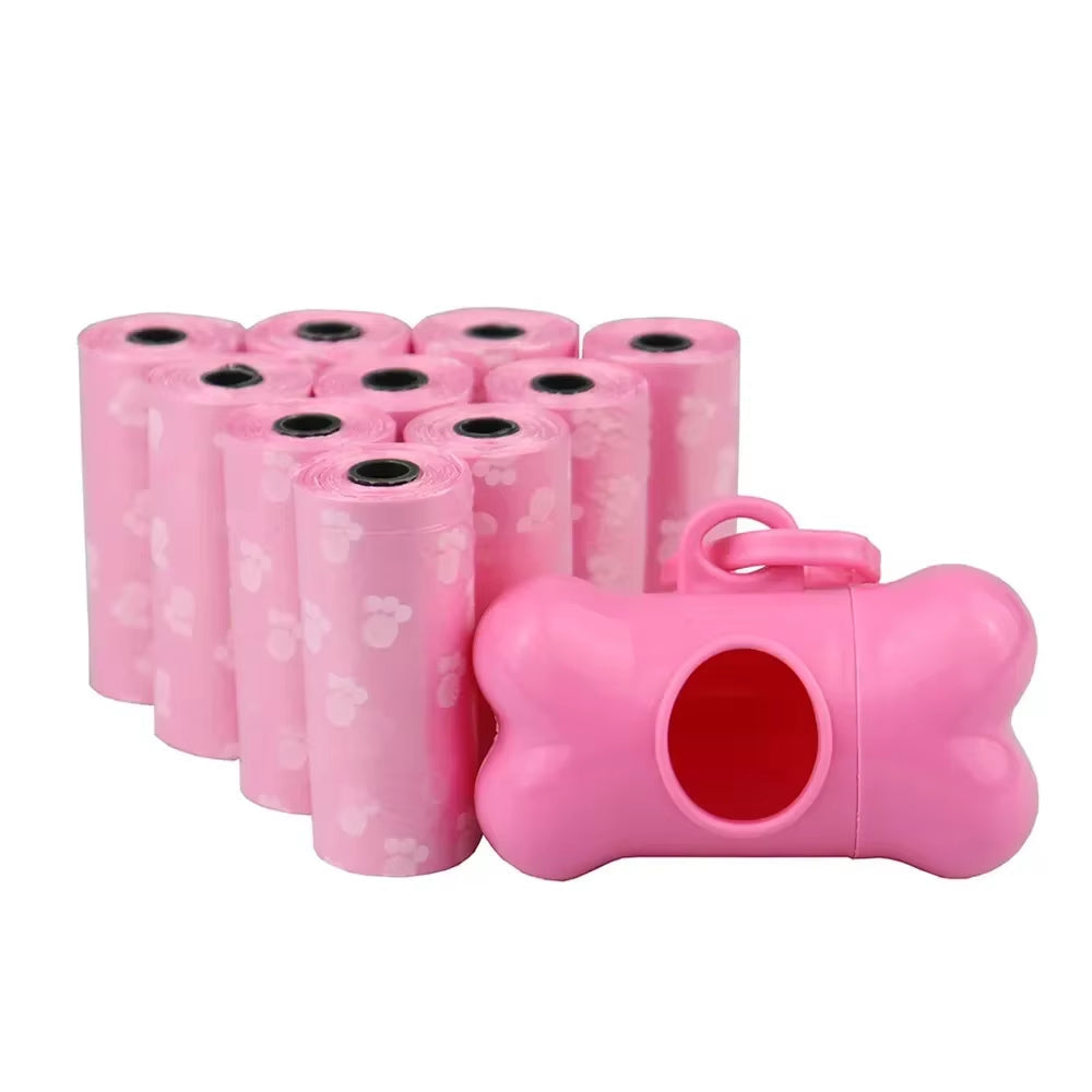 Premium Pet Waste Disposal Bags - Available in Solid Colors and Prints for Convenient Dog Walking and Home Use