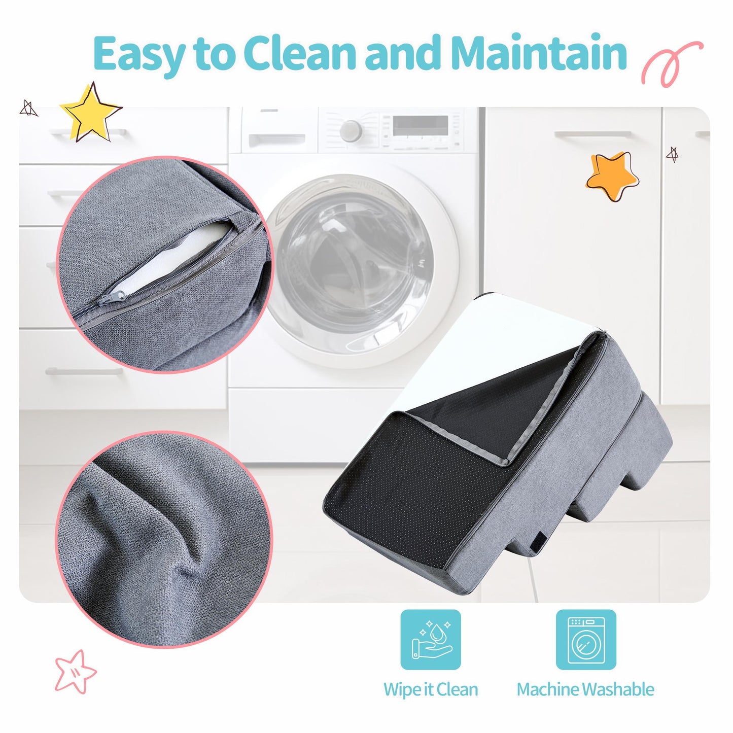 Four-step Dog Bed Indoor Non-slip  Ramp