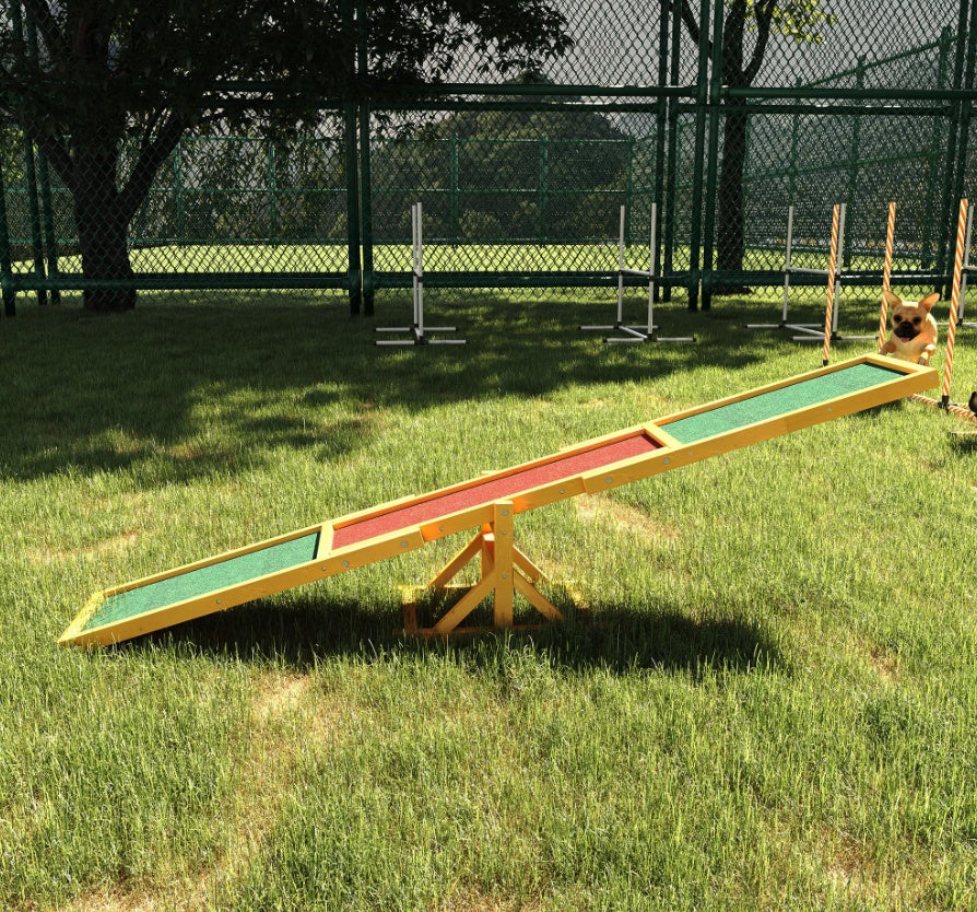 Wooden Dog Agility Seesaw For Training And Exercise Equipment