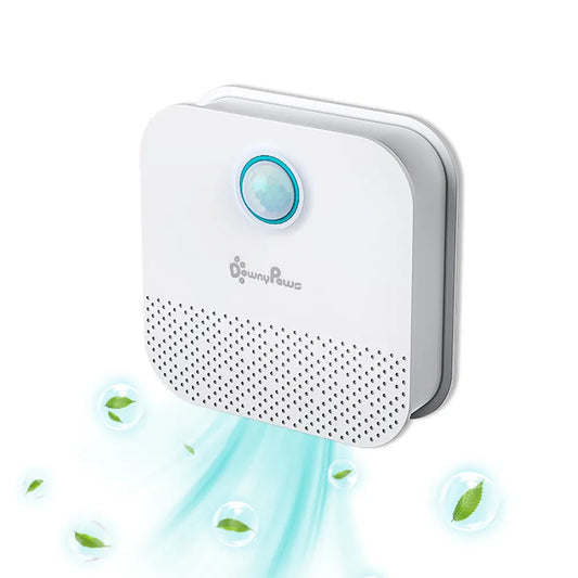 Downypaws 4000mAh Smart Cat Odor Eliminator - Premium Deodorizing Solution for Cat Litter Boxes and Pet Toilets
