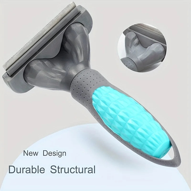 Professional Pet Thinning Comb for Dogs and Cats - Large Knotting Knife and Fur Removal Tool