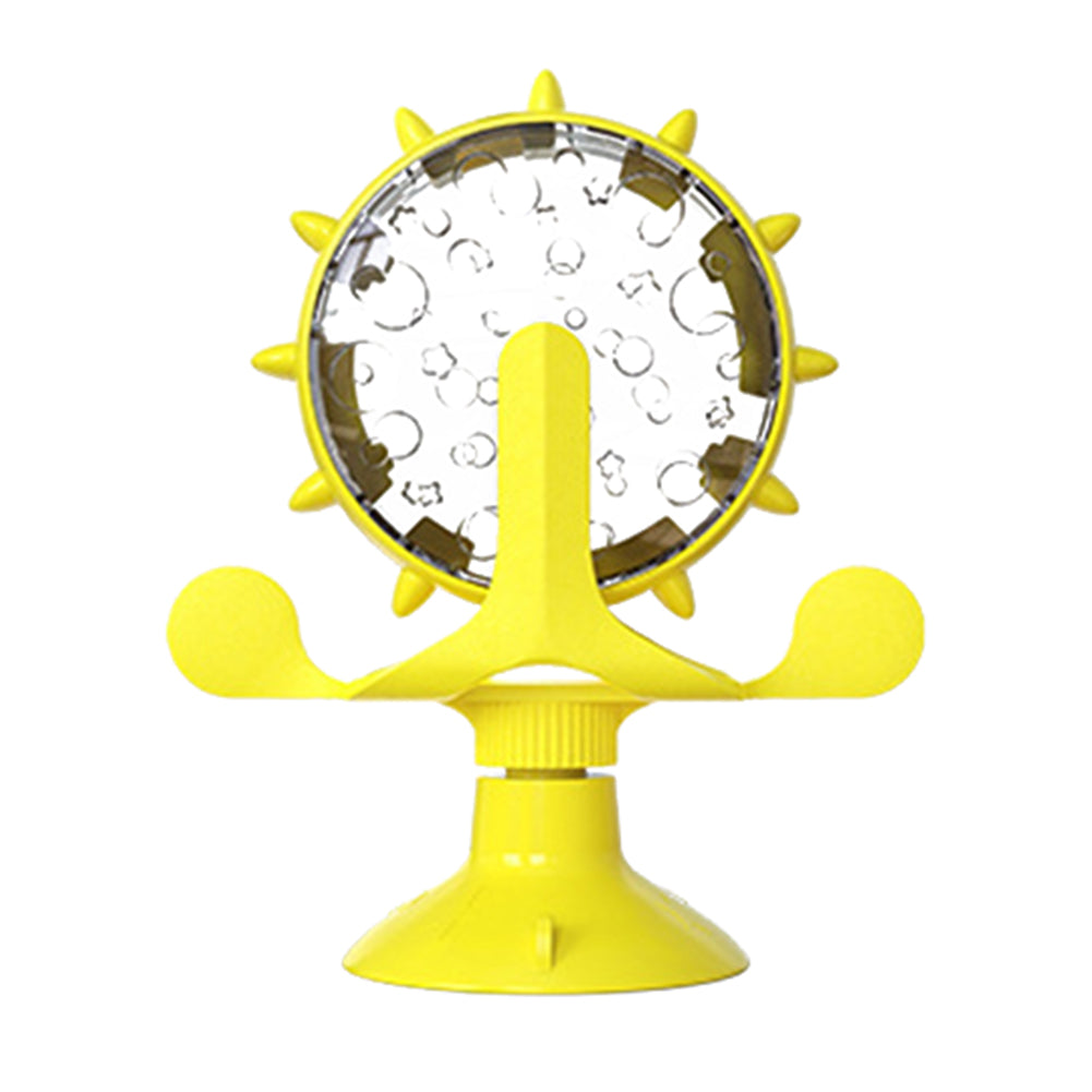 Interactive Cat Toy: Treat Dispensing Feeding Wheel for Enhanced Engagement