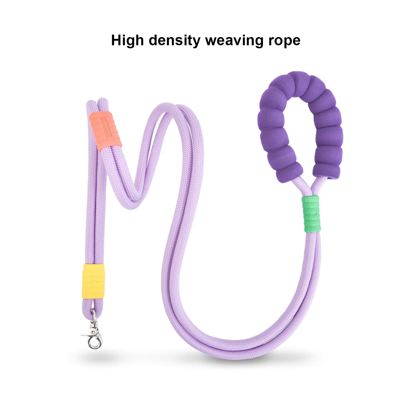 59-Inch Versatile Pet Dog Crossbody Leash with Durable Nylon Rope and Ergonomic PVC Foam Handle