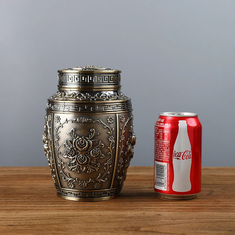 Metal Cremation Urns for Human and Pet Ashes, Memorial Keepsake Boxes, Small Animal Funeral Urns