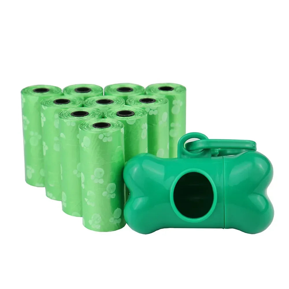 Premium Pet Waste Disposal Bags - Available in Solid Colors and Prints for Convenient Dog Walking and Home Use