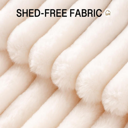 MEWOOFUN Calming Round Fluffy Dog Bed for Small Pets - Luxurious Non-Slip, Washable Design, 25x25x7 Inch in Cream
