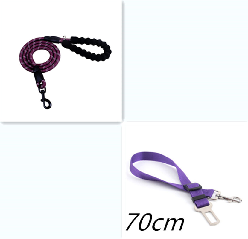 Reflective Nylon Dog Leash Suitable for All Breeds - Perfect for Walking and Training