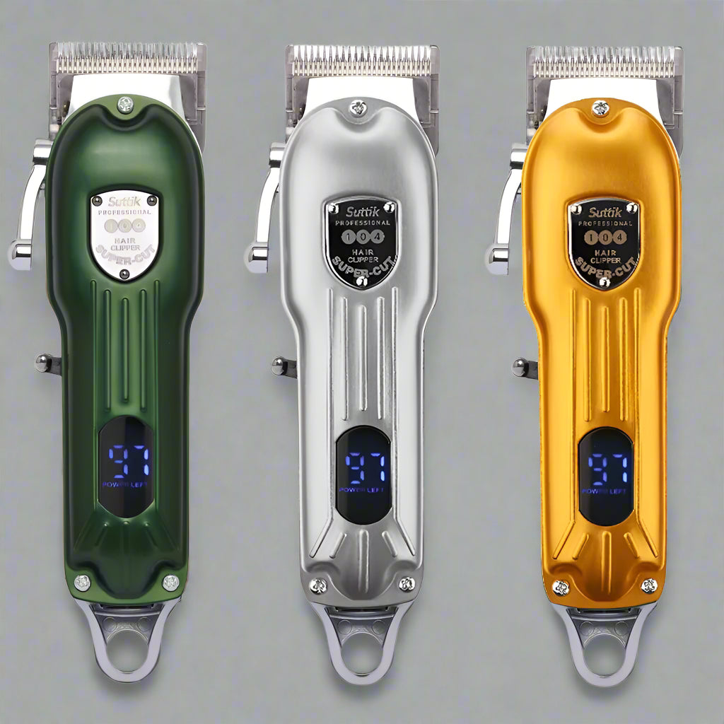 Premium Rechargeable Pet Hair Clipper - All-Metal Grooming Trimmer with Quiet Operation