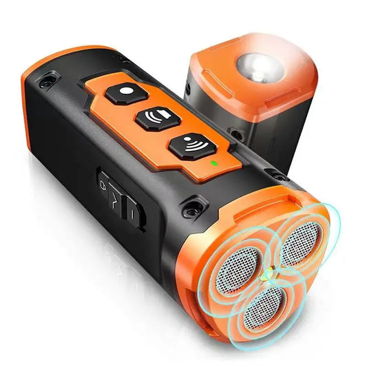 2023 Rechargeable Ultrasonic Dog Repeller and Training Device with Integrated LED Flashlight