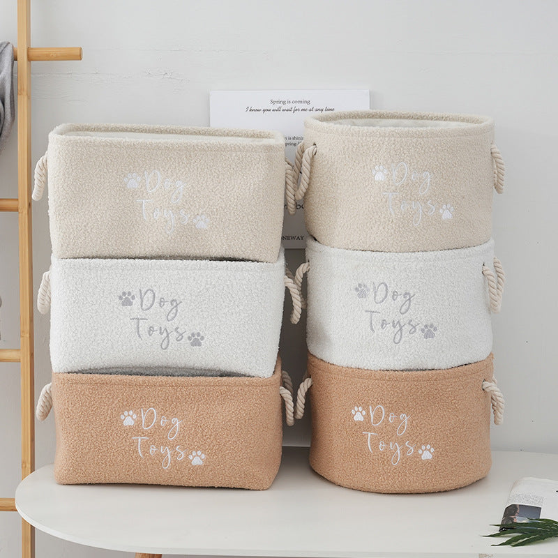Sundries Storage Baskets in Round and Square Designs for Organized Living