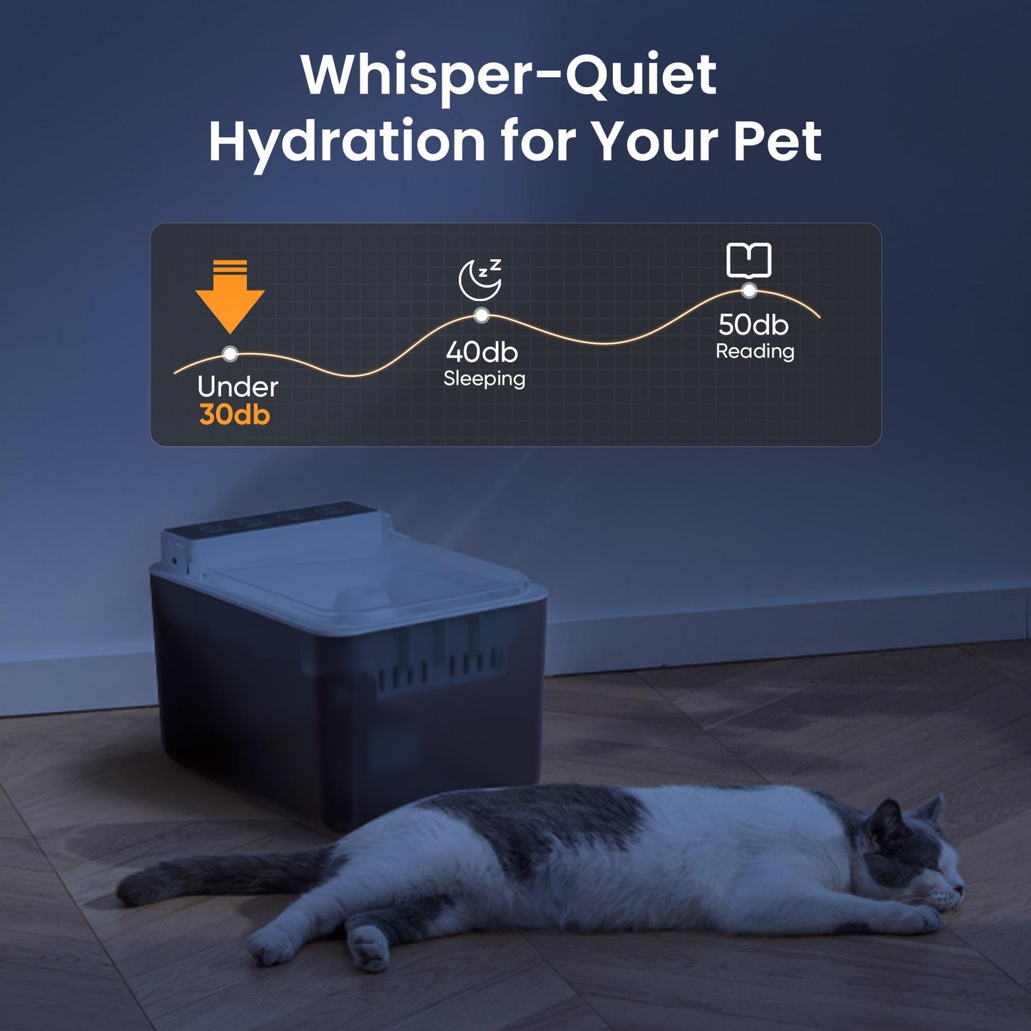 Automatic Pet Fountain Dog Water Dispenser Automatic Sensing Function