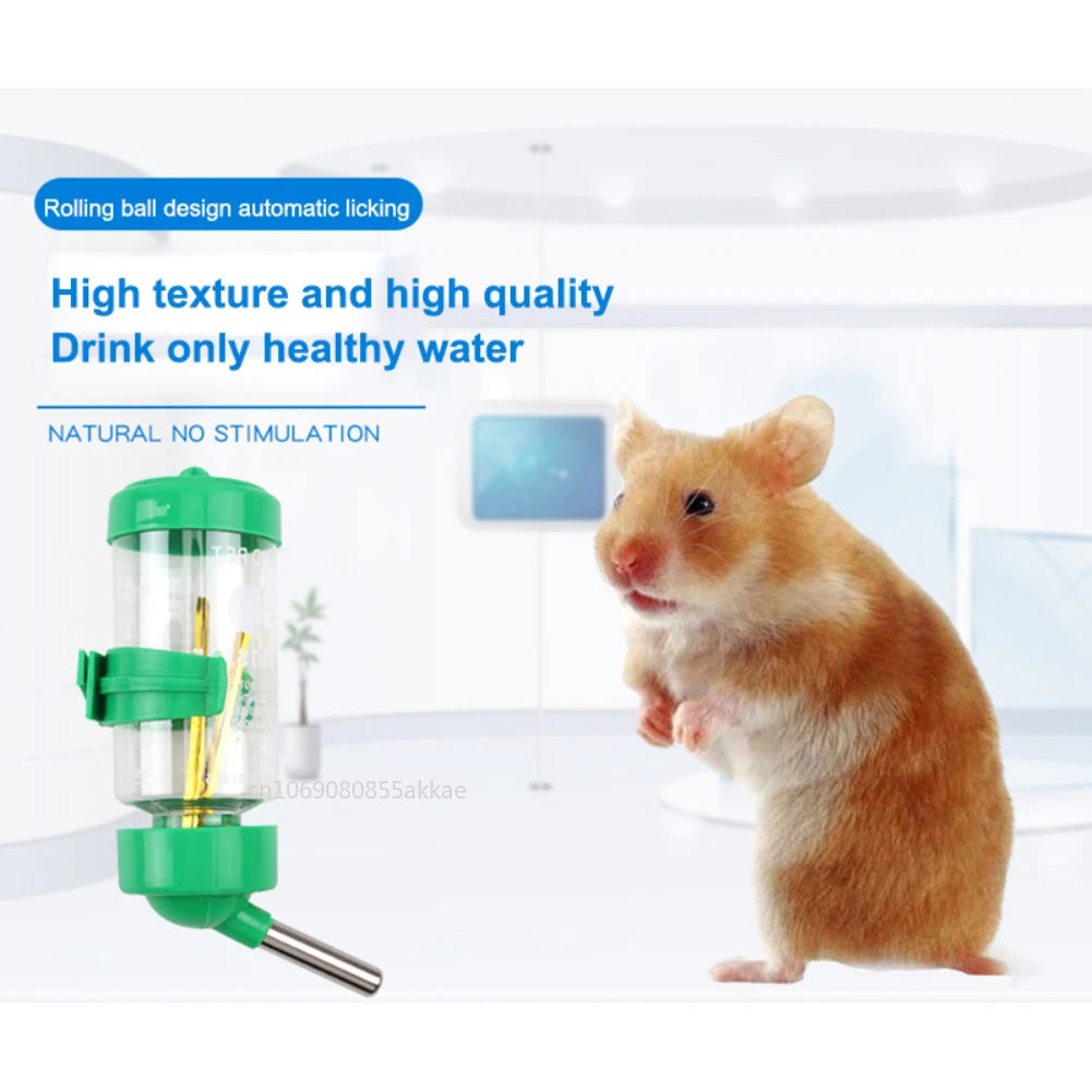 Pet Water Bottle Dispenser for Small Animals: Suitable for Hamsters, Cats, Dogs, Guinea Pigs, Squirrels, and Rabbits