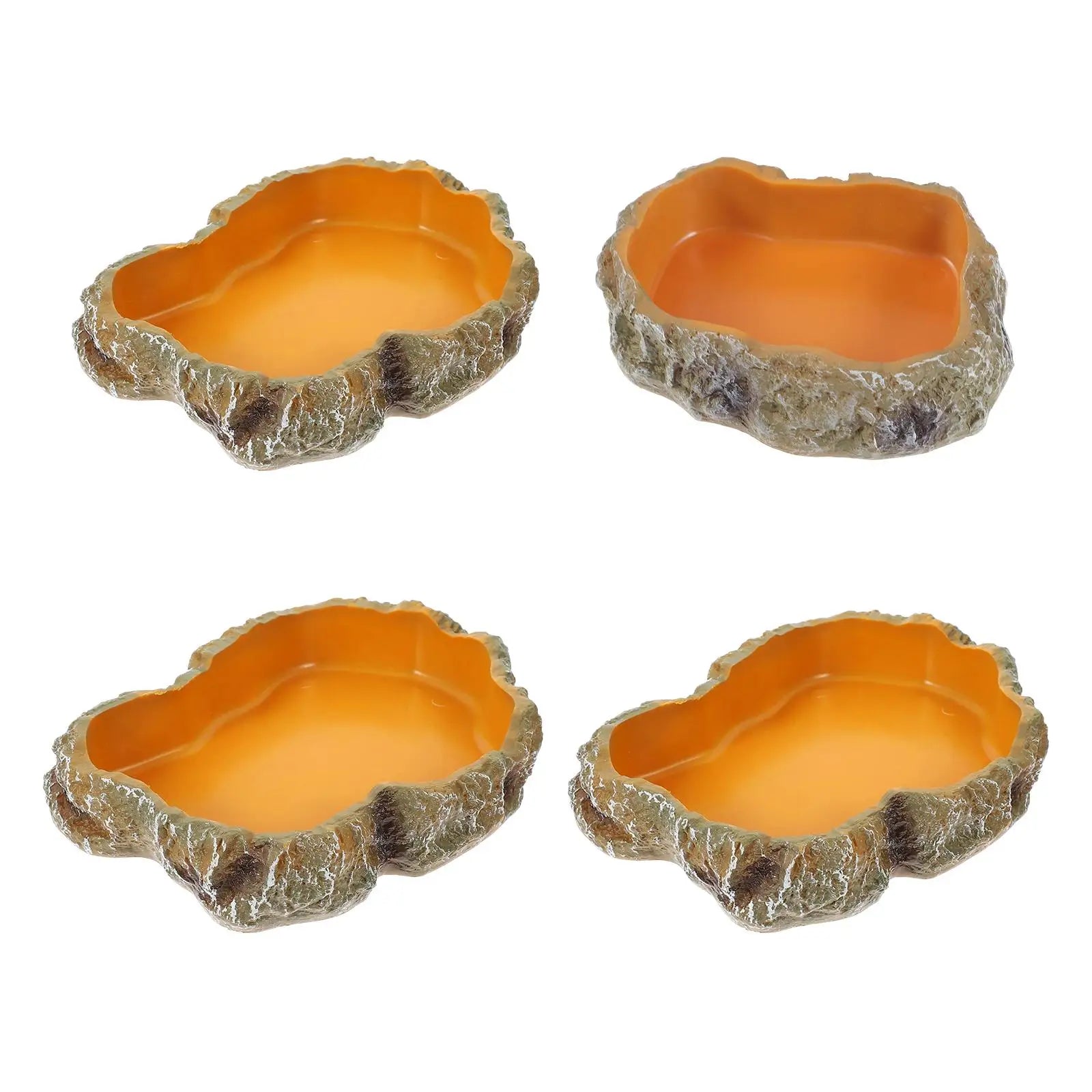 Premium Reptile Water and Feeding Bowl for Terrariums - Ideal for Frogs, Chameleons, Tortoises, Bearded Dragons, and Turtles