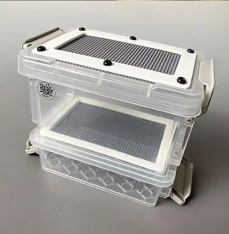 Premium Live Food Storage Container for Reptiles - Perfect for Mealworms, Crickets, Dubia Cockroaches, and Super Worms