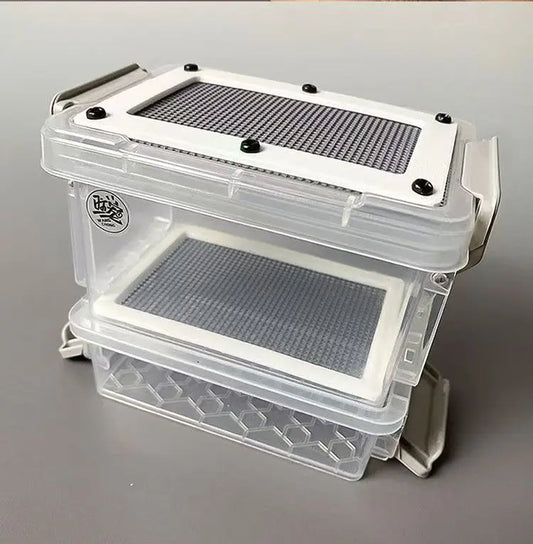 Premium Live Food Storage Container for Reptiles - Perfect for Mealworms, Crickets, Dubia Cockroaches, and Super Worms