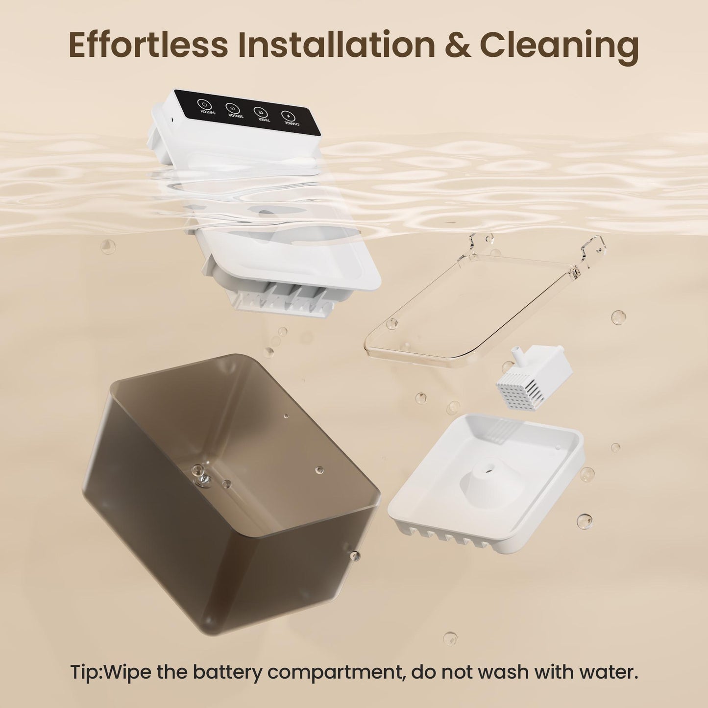 Automatic Pet Fountain Dog Water Dispenser Automatic Sensing Function