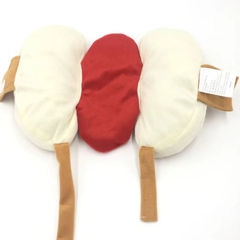 Dachshund-Inspired Hot Dog Halloween Costume - Adjustable Pet Apparel for Cats and Dogs