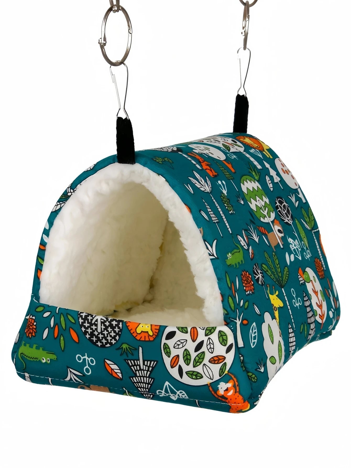 Premium Plush Birdcage Nest for Small Pets - Warm Winter Hanging Tent for Parrots in S/M/L/XL Sizes