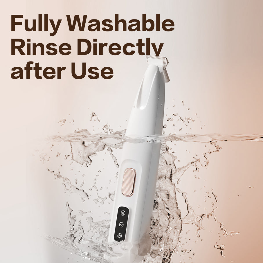 2025 Professional Cordless Rechargeable Pet Paw Trimmer - Waterproof Grooming Kit with LED for Precision Home Grooming