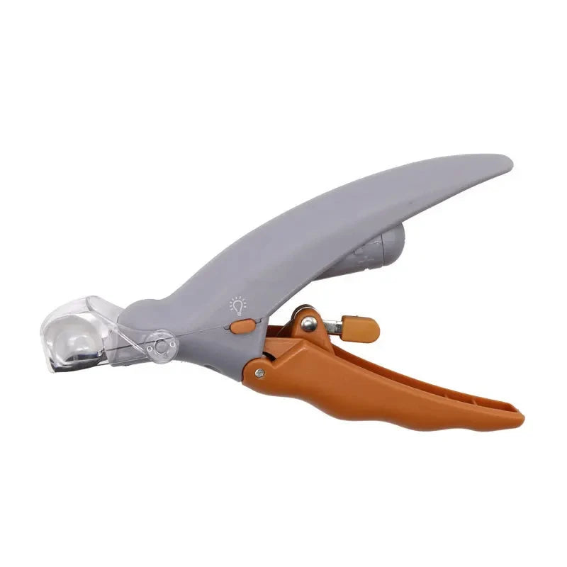 Professional Pet Nail Clipper with Integrated LED Light - Nail Scissors and Claw Cutter for Cats and Dogs