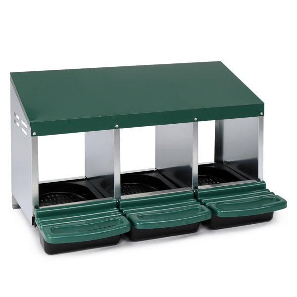 3-Compartment Chicken Feeding Trough