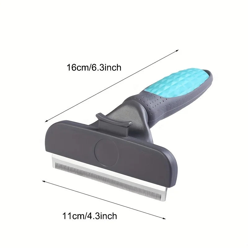 Professional Pet Thinning Comb for Dogs and Cats - Large Knotting Knife and Fur Removal Tool