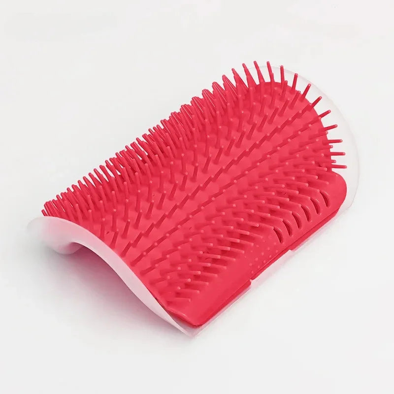 Cat Grooming Brush and Hair Removal Tool - Pet Massager and Scraper Accessories for Home and Garden