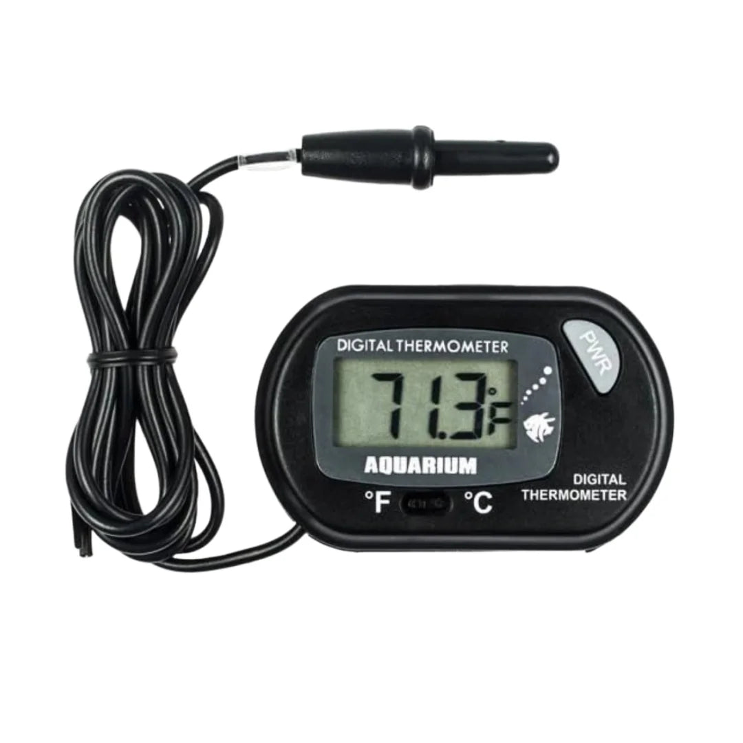 Digital Aquarium Thermometer with Suction Cup Probe for Precise Celsius Water Temperature Measurement