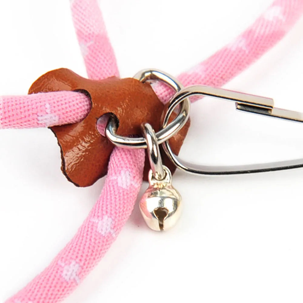 Adjustable Soft Leash Set for Small Pets - Ideal for Birds, Mice, Hamsters, Ferrets, and Guinea Pigs - Durable Bite-Resistant Pigskin Strap