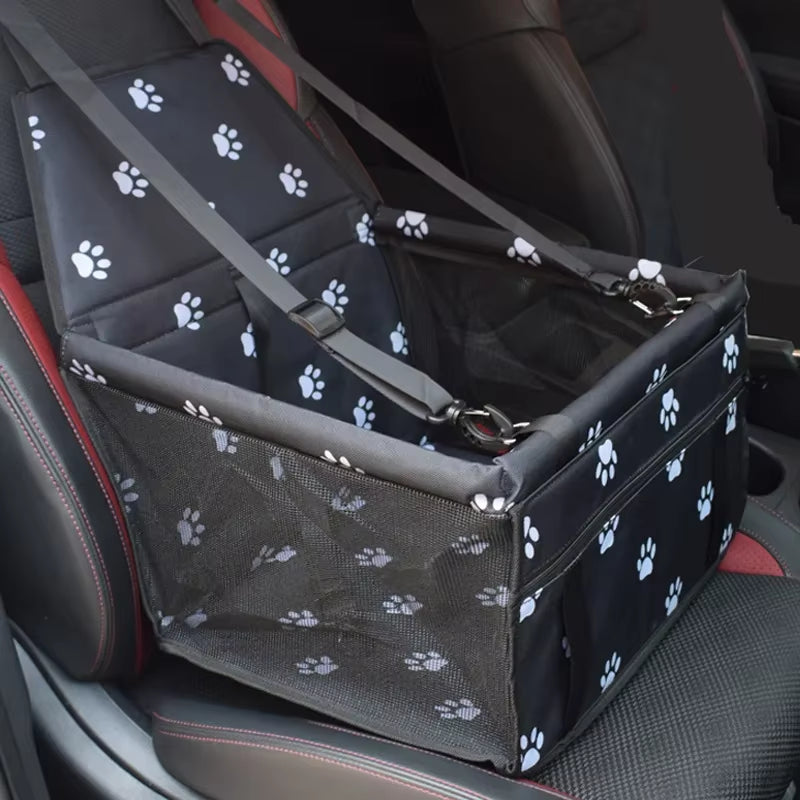 Double-Thick Waterproof Travel Accessories Mesh Hanging Bags for Pets - Foldable Dog Mat and Safety Car Seat Bag