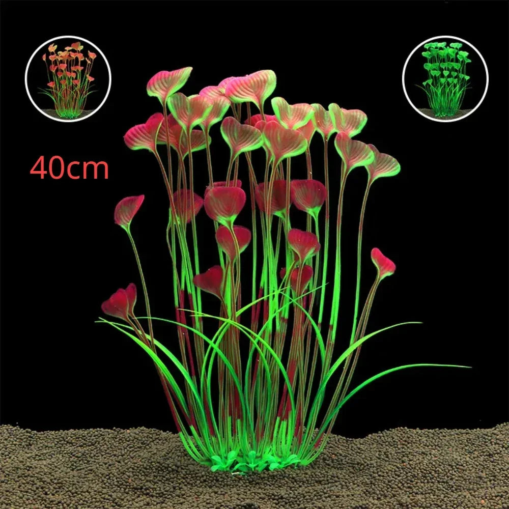 Artificial Aquatic Plant Decoration for Aquariums - Underwater Grass Accessories for Fish Tanks and Home Decor