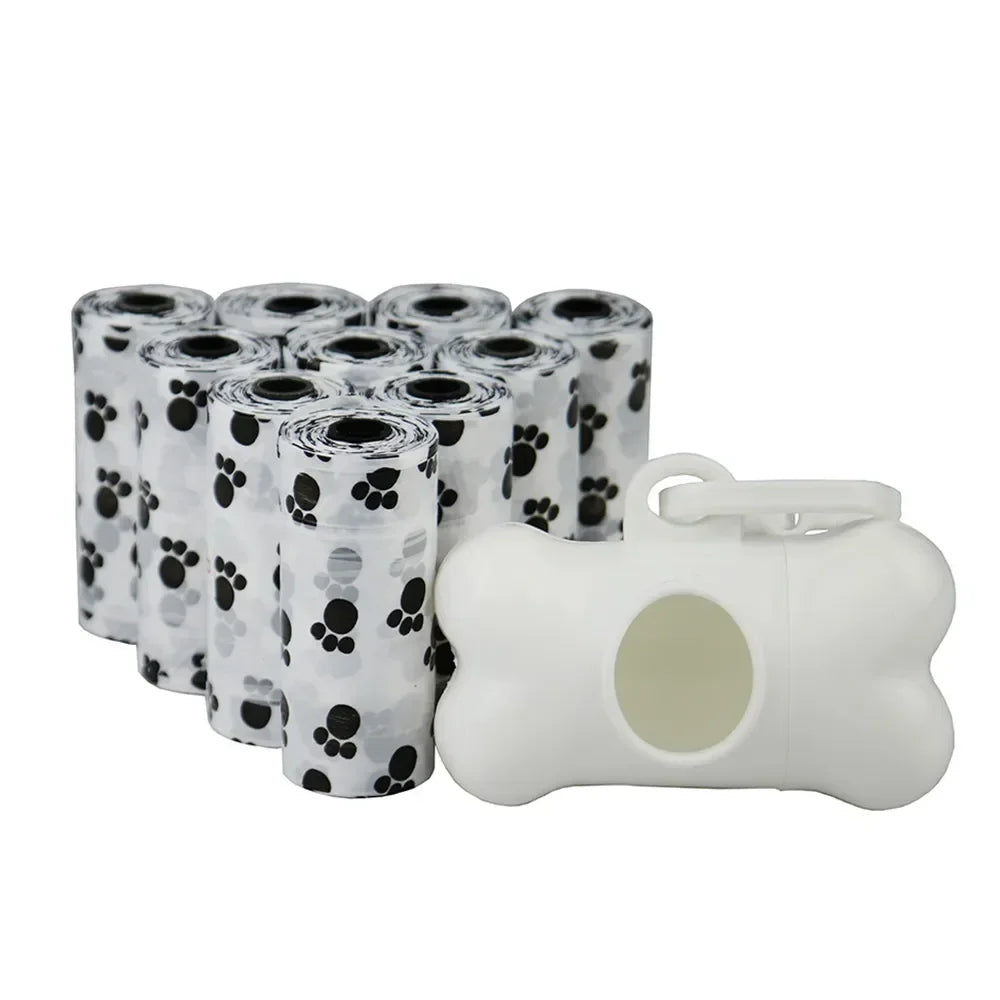 Premium Pet Waste Disposal Bags - Available in Solid Colors and Prints for Convenient Dog Walking and Home Use