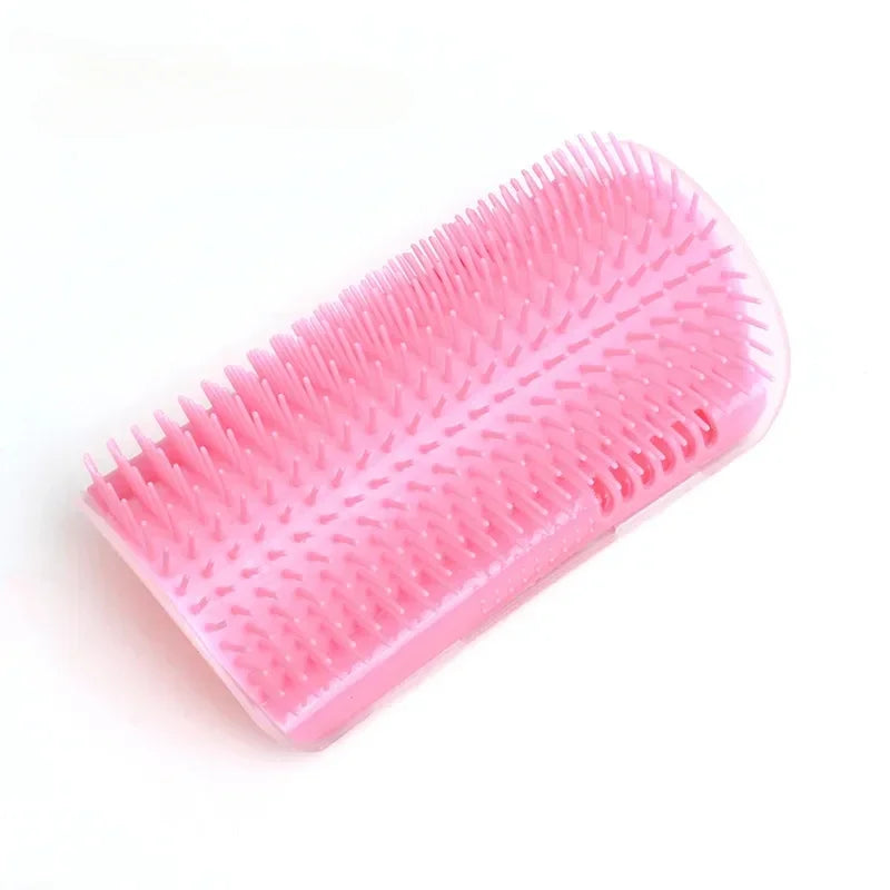 Cat Grooming Brush and Hair Removal Tool - Pet Massager and Scraper Accessories for Home and Garden