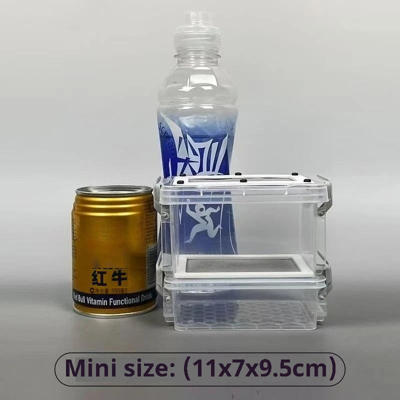 Premium Live Food Storage Container for Reptiles - Perfect for Mealworms, Crickets, Dubia Cockroaches, and Super Worms